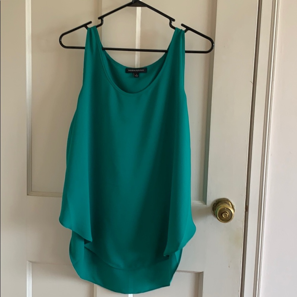 Banana Republic Green Tank- small